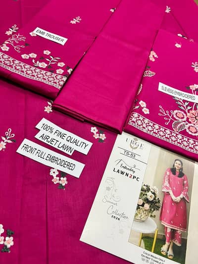 Embroidered Lawn 2Pc