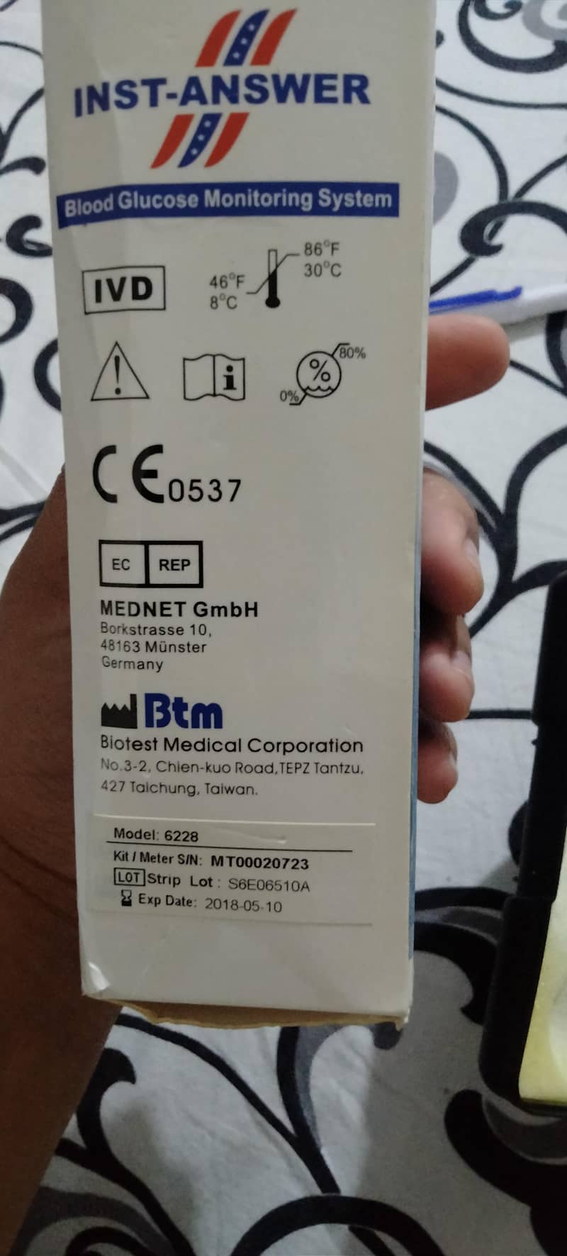 INST ANSWER Glucometer 2