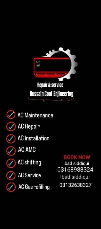Ac/split best master service of Ac in karachi for office and  house