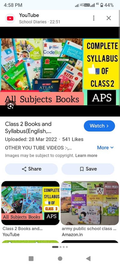 2 class aps book. used