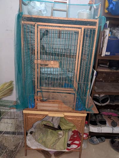 iron premium cage for birds and parrots
