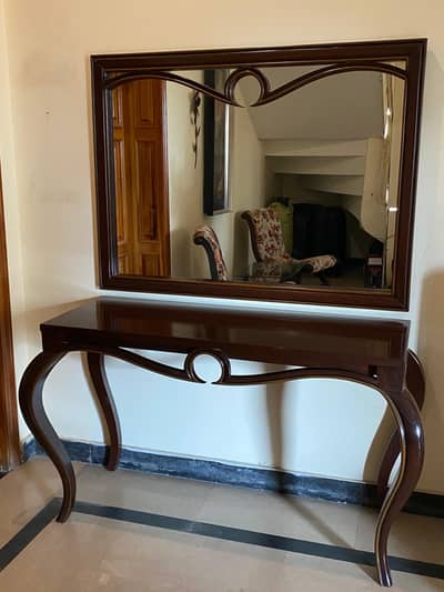Brand new console table and mirror
