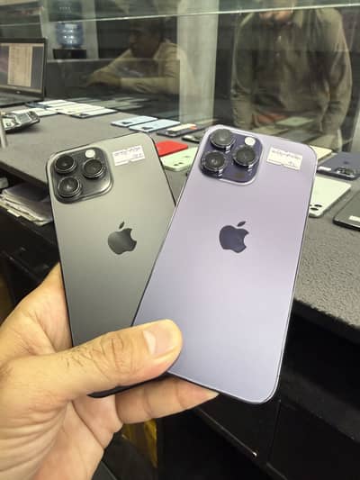 14 pro max 256 GB 92-91 pta Approved