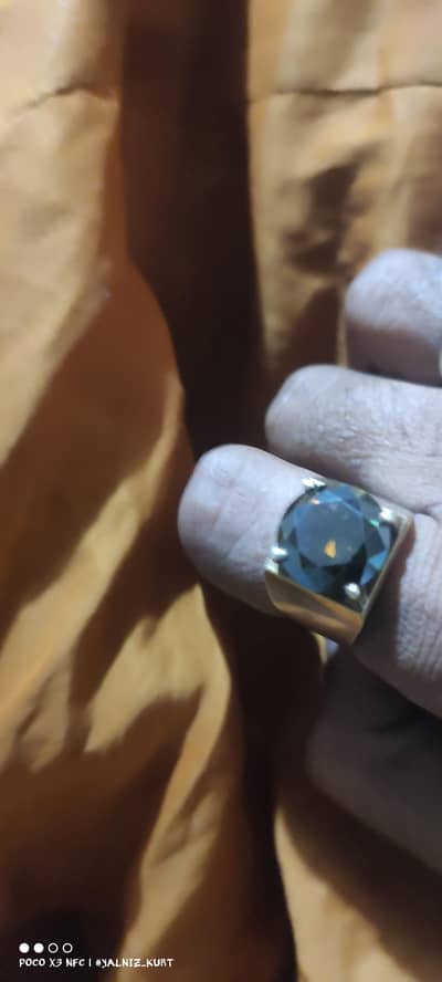 Mossienite 8 carats Ring Available for sale