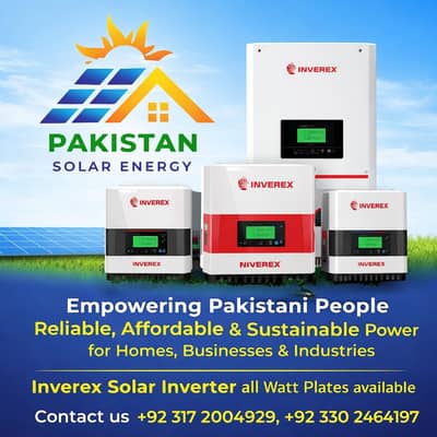 Inverex Solar Inverters Dealer – Affordable Solar Solutions in Pakista