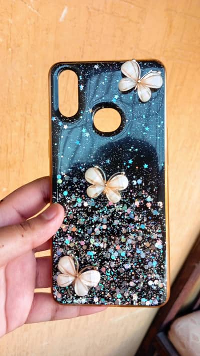 Premium 3D Butterfly Glitter Case for Samsung Galaxy A10