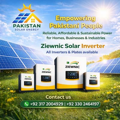 5KW to 100KW Solar Inverter Ziewnic | Best Price in Pakistan | Home,