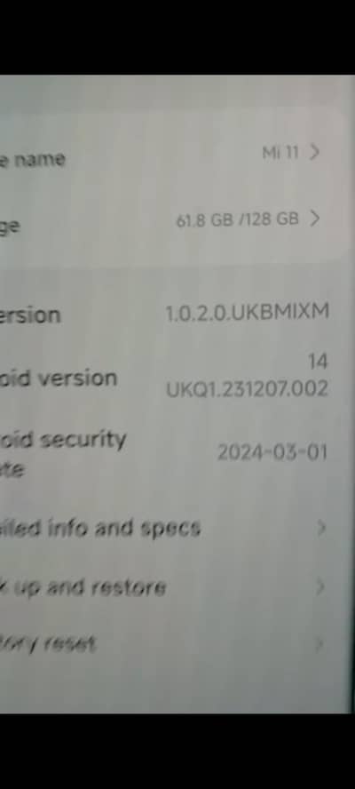 Xiaomi mi 11 SIM working 8 128 GB  90 FPS gaming