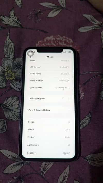iPhone 11 (Purple) - 128GB Storage | Neat Condition | All Original