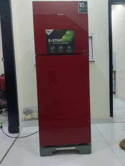 HAIER GLASS DOOR REFRIGERATOR