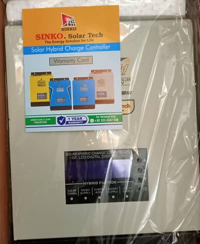 Sinko 100A 3400watt Hybrid MPPT controller  with WARRANTY CARD