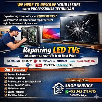 Fast & Reliable LED TV Repair | Budget-Friendly TV Repair