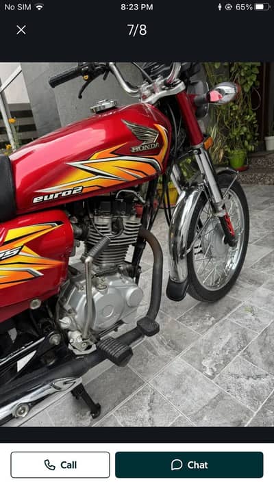 Honda 125cc Red