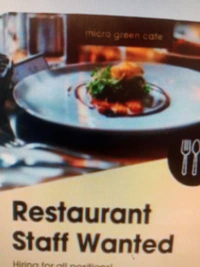 Restaurant job