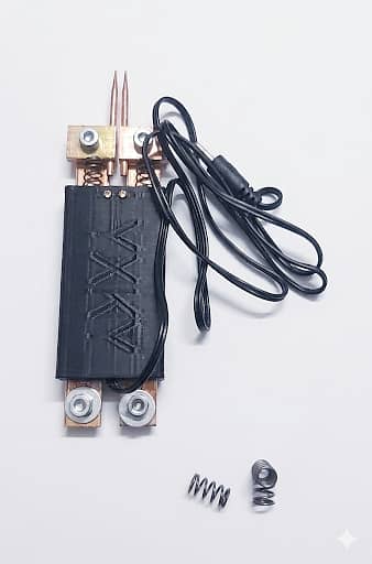 Spot welding pen braded