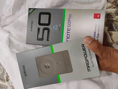 infinix Note 50pro  in 9 months under Warranty  box pack 03122336078