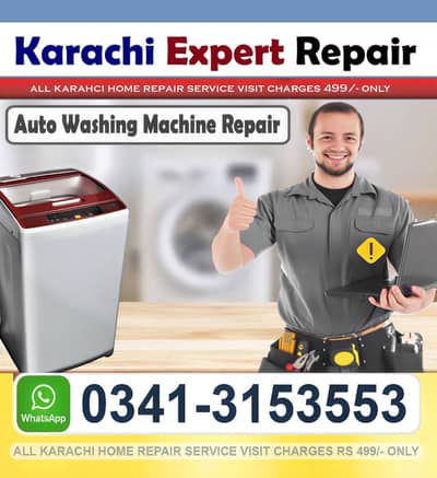 Automatic washing machine Experts All Brands All Karachi work @ Home