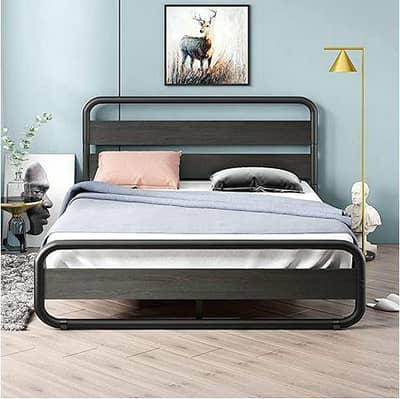 doub bed / bed dressing side table / iron bed / Bed / Furniture