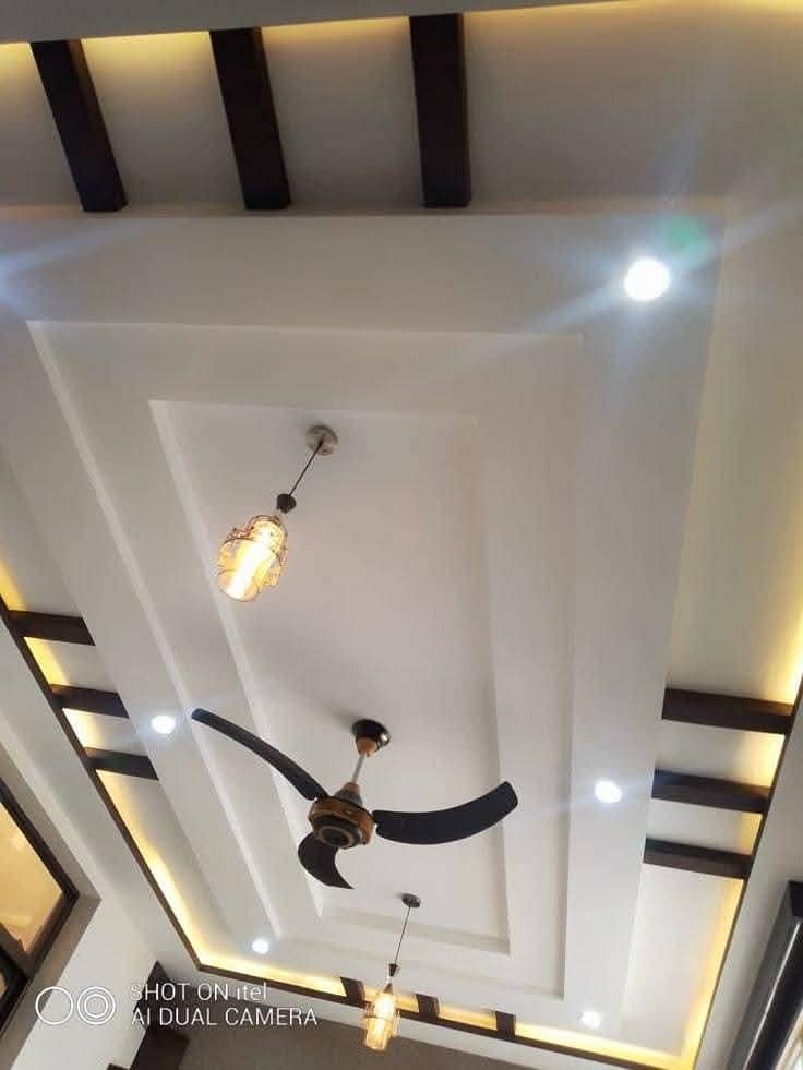 false ceiling | WPC & PVC Wall Panels | Media Wall & Ceiling Designs 5