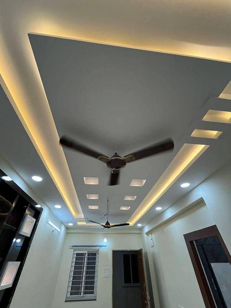 false ceiling | WPC & PVC Wall Panels | Media Wall & Ceiling Designs 6