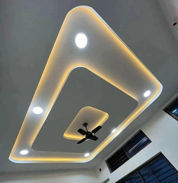 false ceiling | WPC & PVC Wall Panels | Media Wall & Ceiling Designs 7