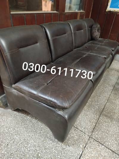 Office sofa seats leather used in good condition