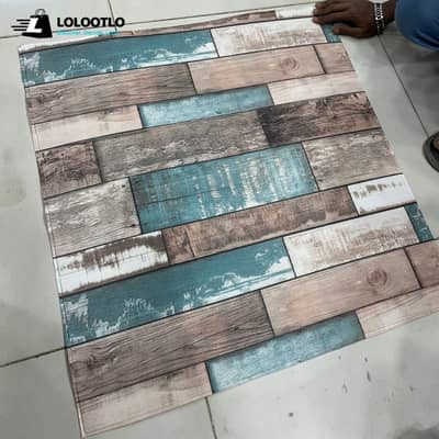 Self Adhesive 3D Wall Brick Sheets Foamic 2.3 x 2.5 Feet, 3D Wallpaper