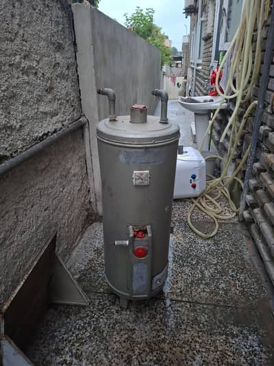 Two gas geysers. 35 gallons and 15 gallons.