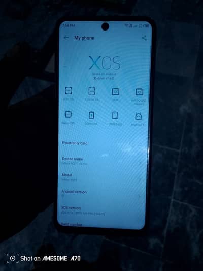 infinix note 10pro 8gb 128 gb