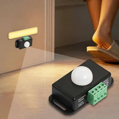 1PCS DC 12V 8A Automatic Adjust PIR Motion Sensor Switch IR