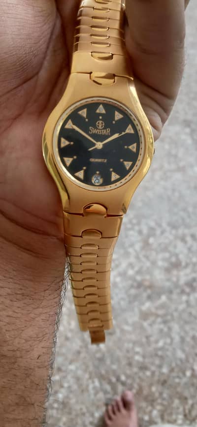Original Swistar 7337M – 23K Gold Plated – Sapphire