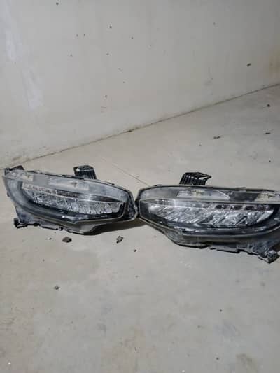 Civic x 2019 -2022 front headlights