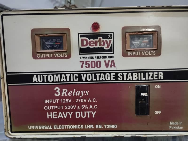 Automatic Voltage Stabilizer 0