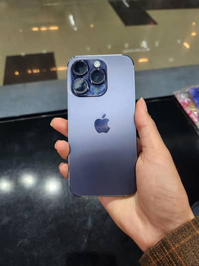 Iphone 14 pro 128 gb non pta with complete box exchange with pta