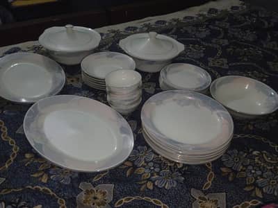 bone china 6 person dinner set