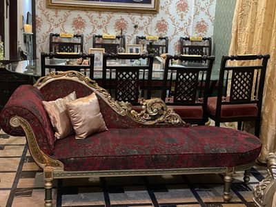 Chinyoti Dewan/ 3 seater shesham Dewan /wooden dewan/deco paint Dewan