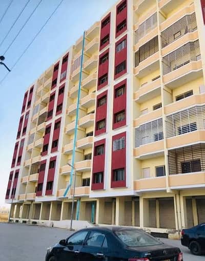 Brand New Corner 2 Bed D/D 8th Floor Flat For Sale at Teacher Society Sector 19A Scheme 33 Karachi.
