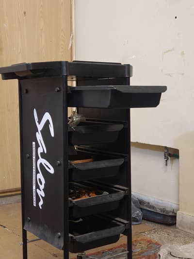 Salon Trolley with Wheels – Multi Drawer Storage Cart (Good Condition)