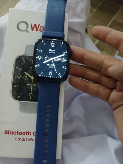 q mobile smart watch new box pack waterproof with gurntee