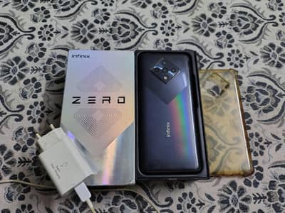 Infinix zero 8 with complete box and charger!