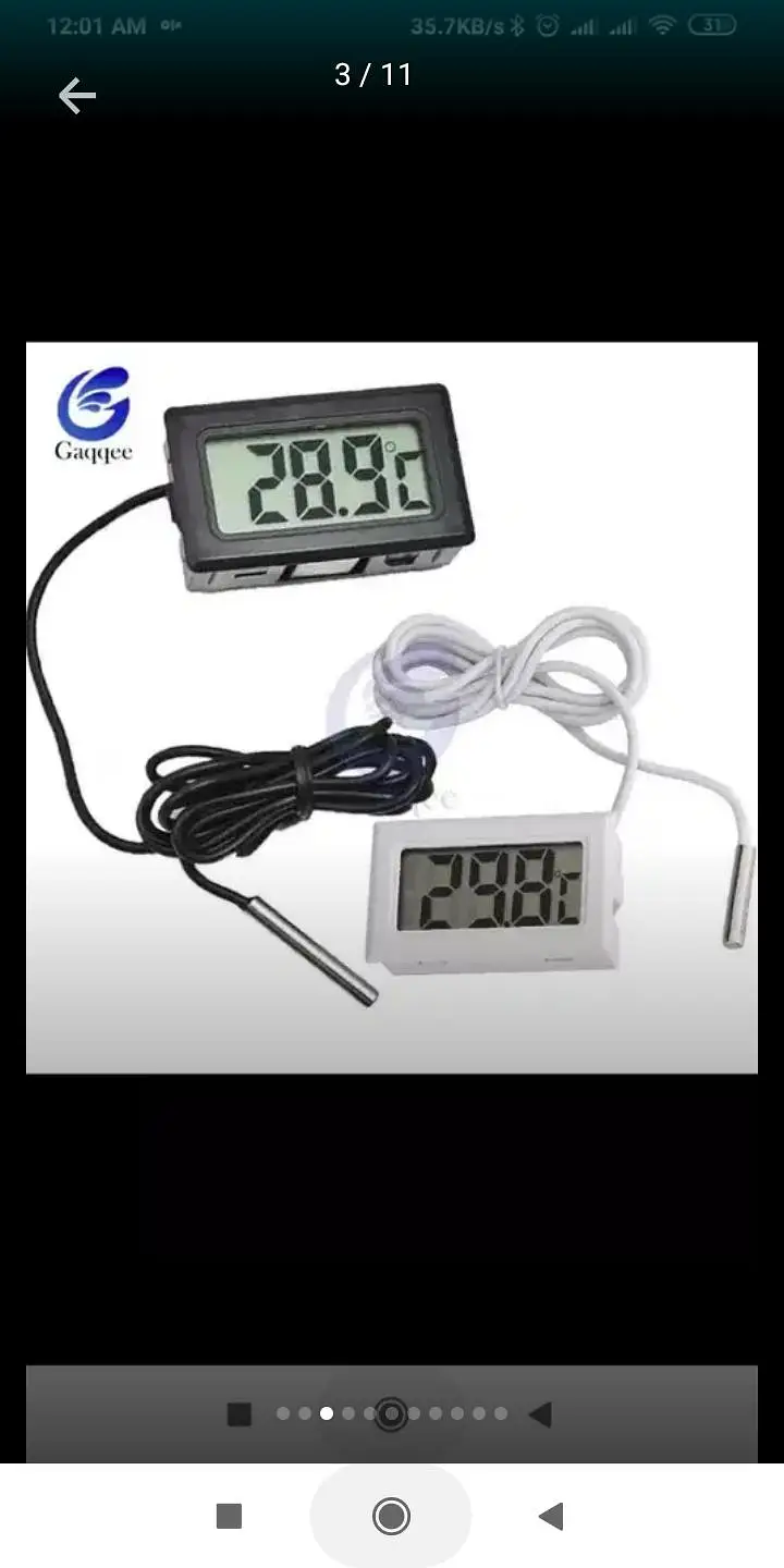 Thermometer Hygrometer incubator Manual Temperature Humidity — photo 3