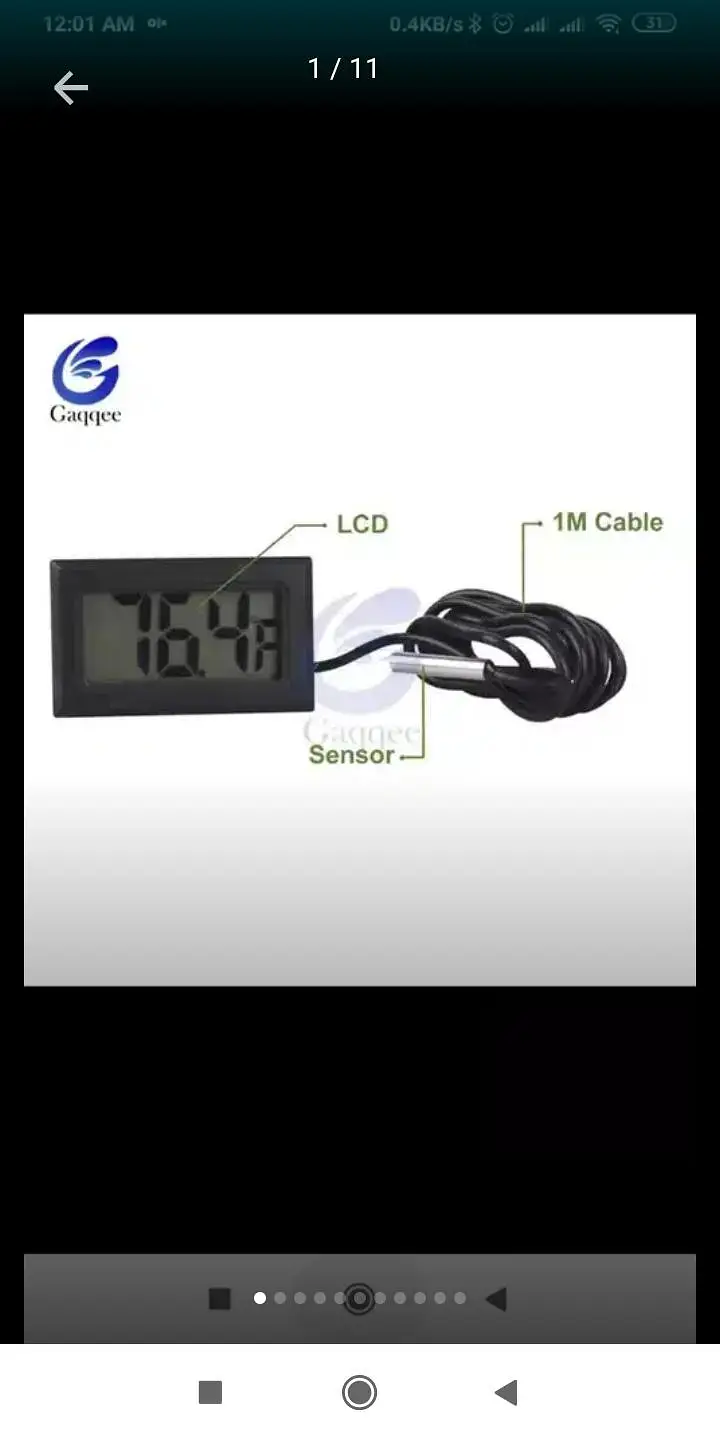 Thermometer Hygrometer incubator Manual Temperature Humidity — photo 4