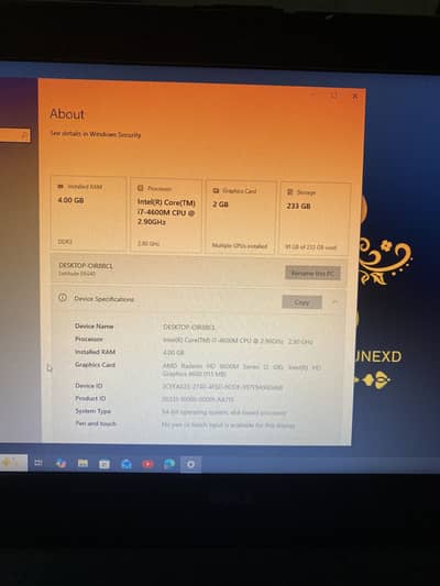 Dell Laptop Latitude E6440