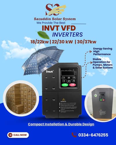 INVT VFD Inverters|18/22kw | 22/30 kW | 30/37kw|VFD Inverter for Sale