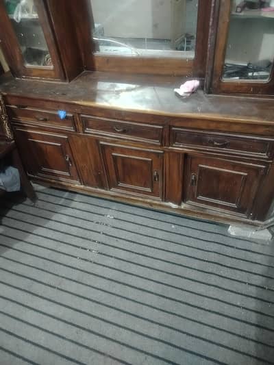 wooden dressing table