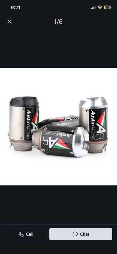 Austin racing exhaust 1 month used