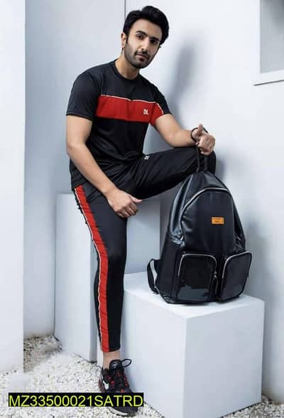 Men Slim Fit Printed Track Suit