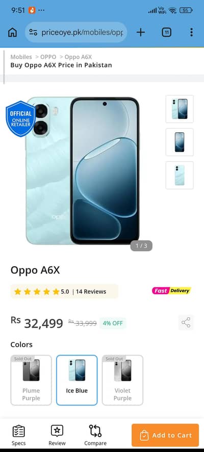 oppo a5x