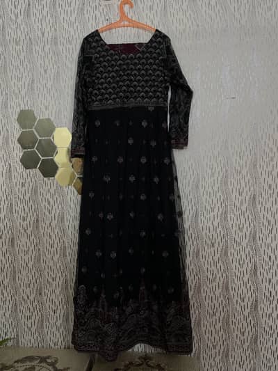 Long frock with dupatta