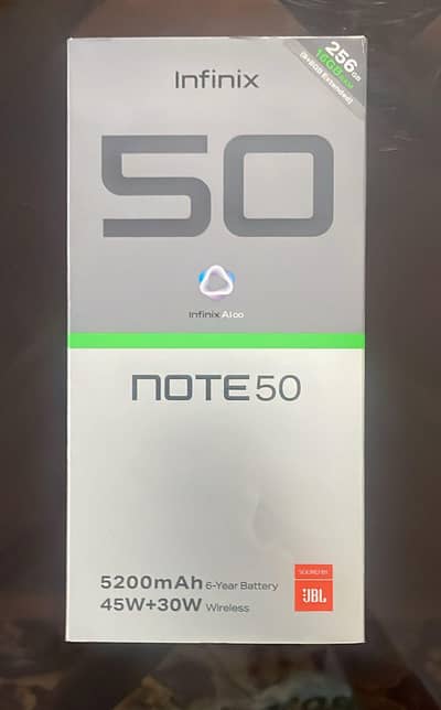 infinix Note 50 Titanium Grey 10/10